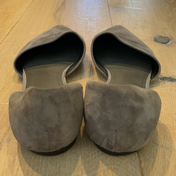 VINCE grey suede pointy d’orsay flats - Picture 6 of 8